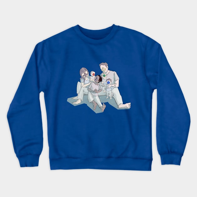 The Family that Plays Together Crewneck Sweatshirt by jasonlupas